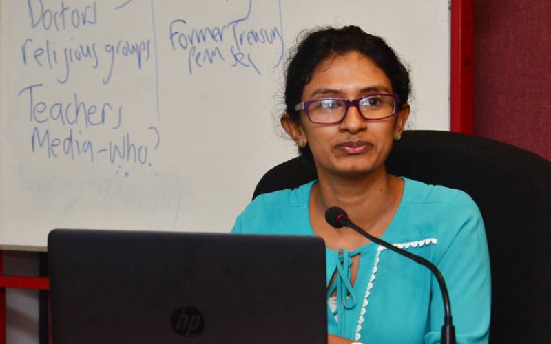 First Recipient of the Saman Kelegama Memorial Research Grant 2018 Presents Preliminary Findings