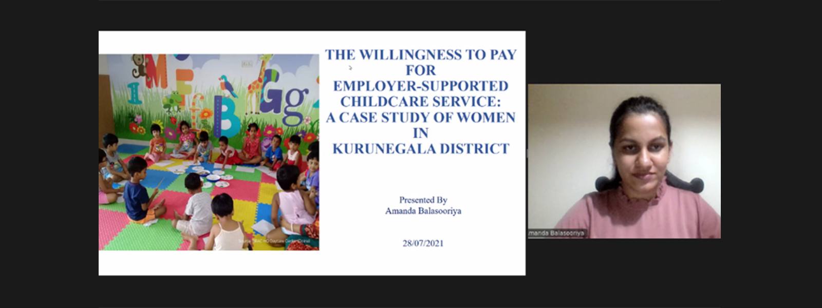 In-house Seminar – Willingness of Women to Pay for Employer-supported Childcare