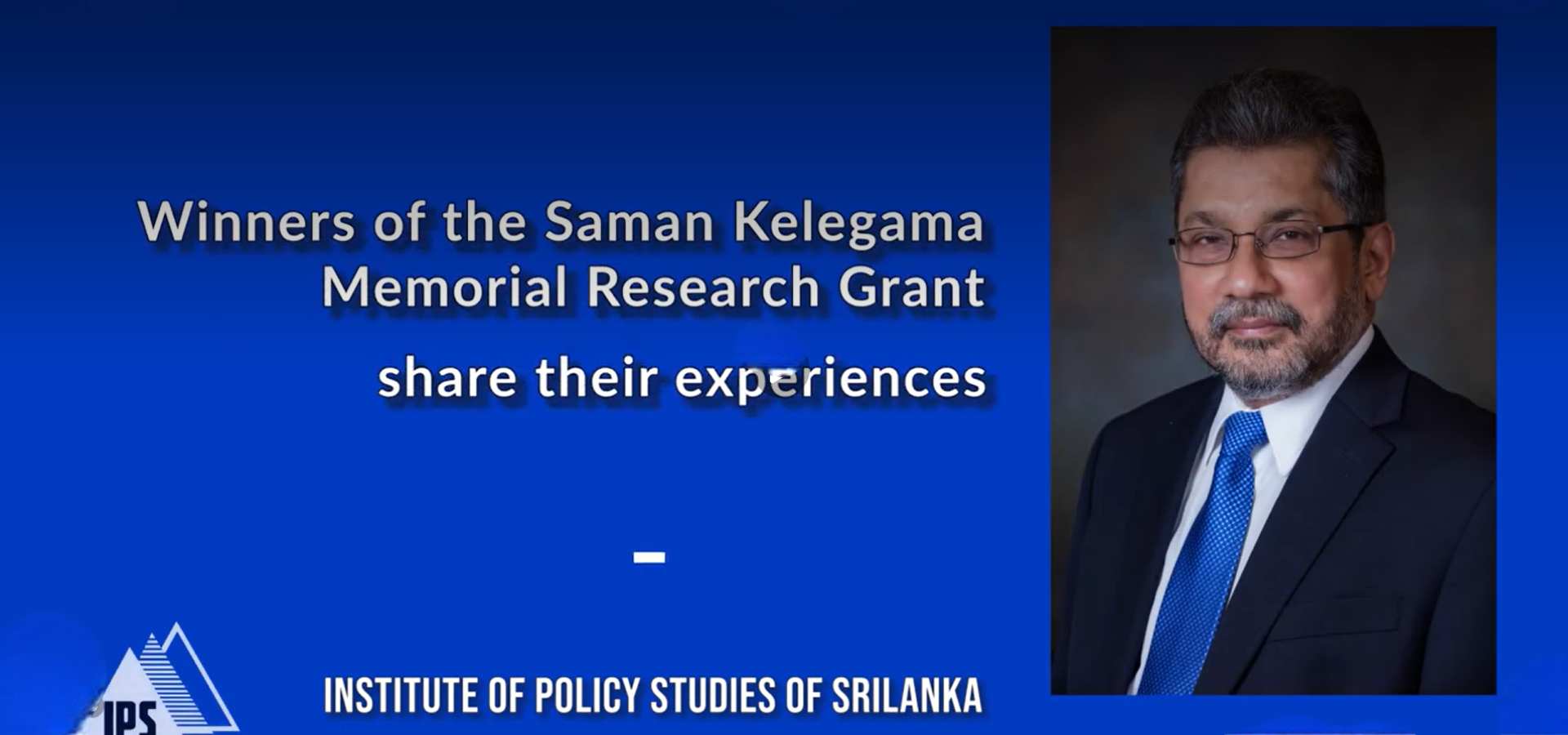 Saman Kelegama Memorial Research Grant