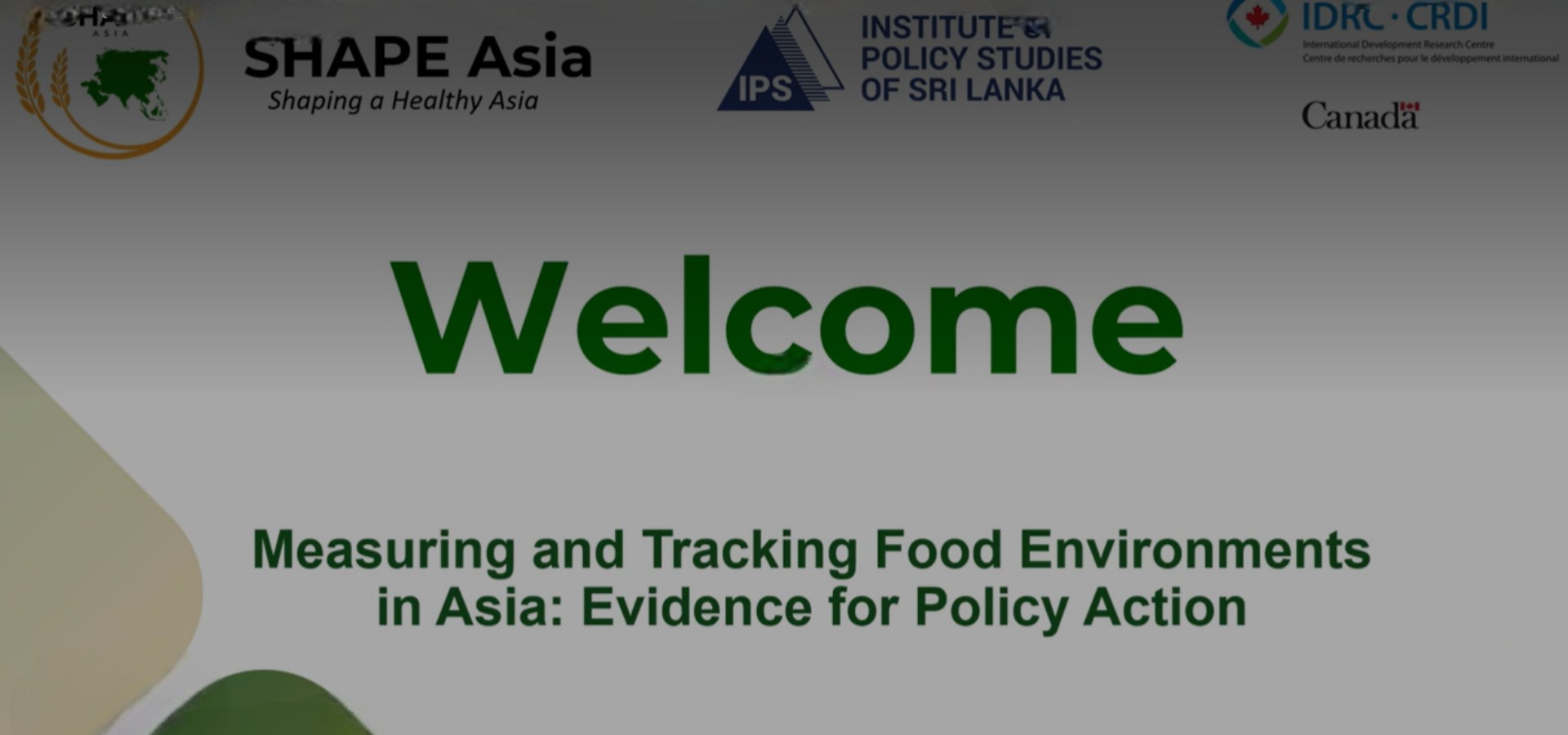 SHAPE-Asia Webinar Highlights the Importance of Measuring and Tracking Food Environments for Evidence-Based Policy Action