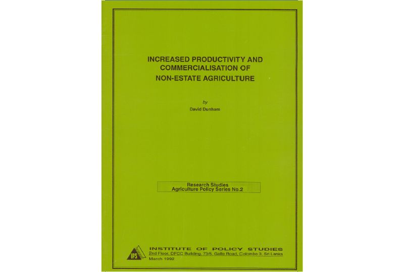 Increased Productivity and Commercialisation of Non-Estate Agriculture