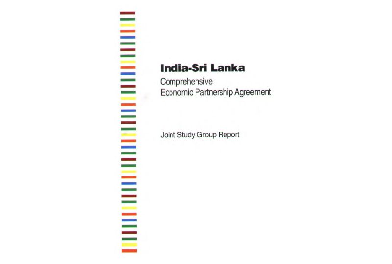 India-Sri Lanka Comprehensive Economic Partnership Agreement: Joint Study Group Report