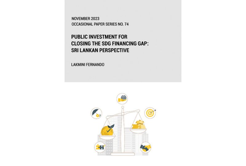 Public Investment for Closing the SDG Financing Gap: Sri Lankan Perspective