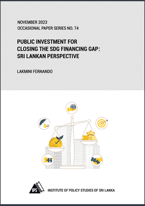 Public Investment for Closing the SDG Financing Gap: Sri Lankan Perspective