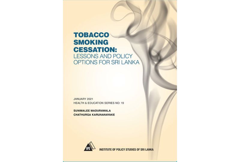 Tobacco Smoking Cessation: Lessons and Policy Options for Sri Lanka