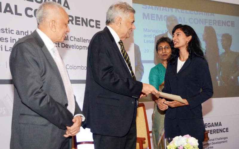 The First Saman Kelegama Memorial Research Grant Awarded to Thisali de Silva