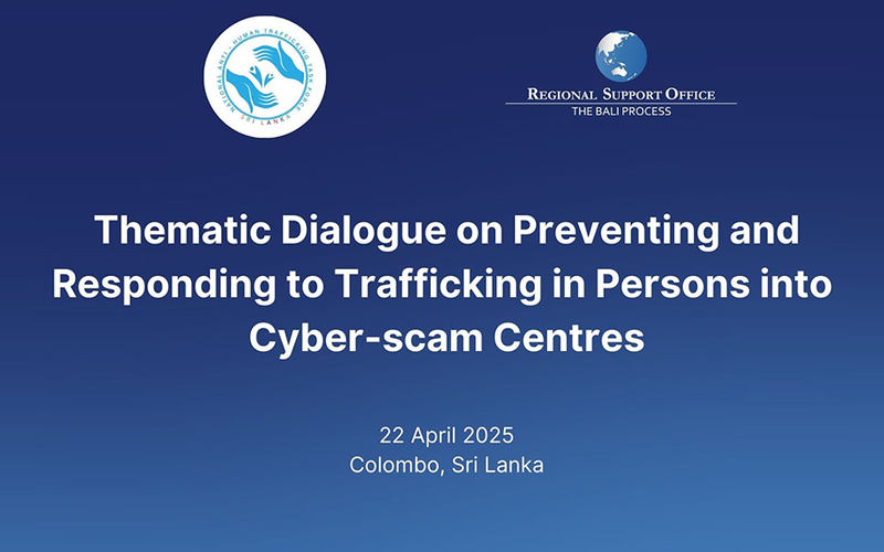 Dr Bilesha Weeraratne Called for Better Mechanisms to Combat Human Trafficking Within Sri Lanka