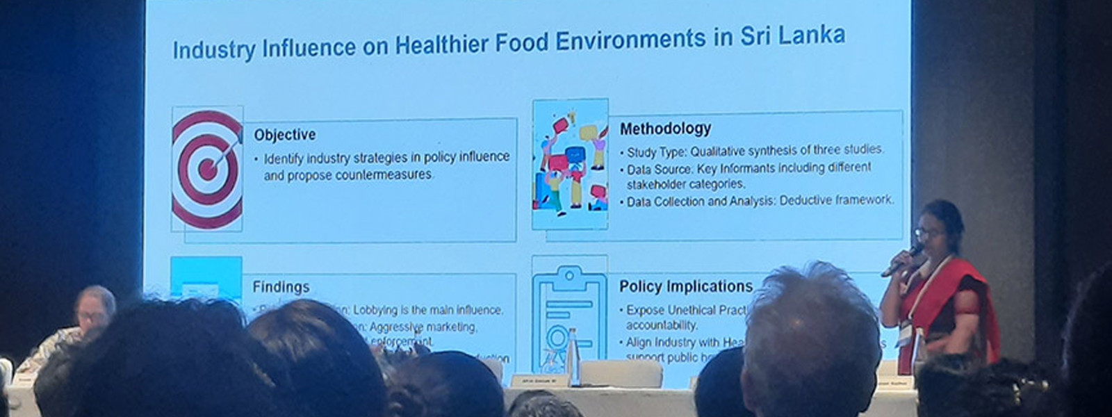 Sunimalee Madurawala highlights how industries negatively influence public health policies