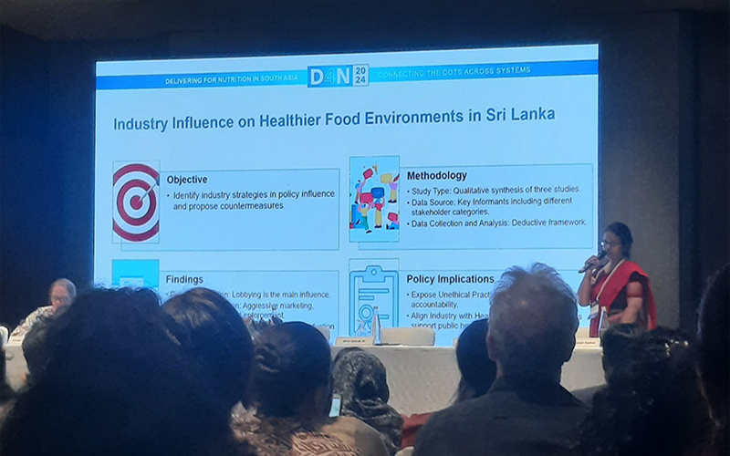 Sunimalee Madurawala highlights how industries negatively influence public health policies